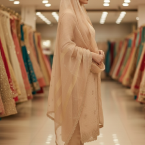 orgenza febric embroidery and handwork