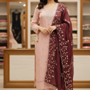 embroidery work and handwork suit